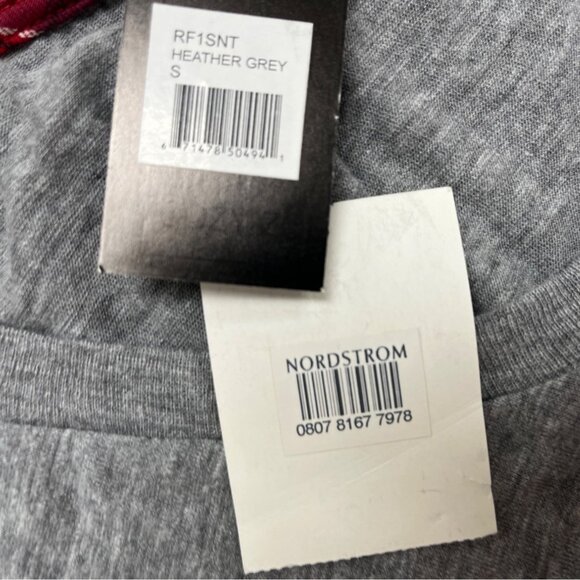 Cozy Zoe Women’s Heather Gray Lounge Set W/ Red Plaid Star and Shorts Sz S - New - Picture 15 of 16